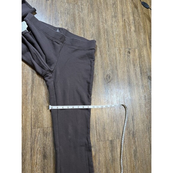 Skims Cotton Jersey Fold Over Flares Brown Size XS Wide Leg Stretch - Picture 14 of 14